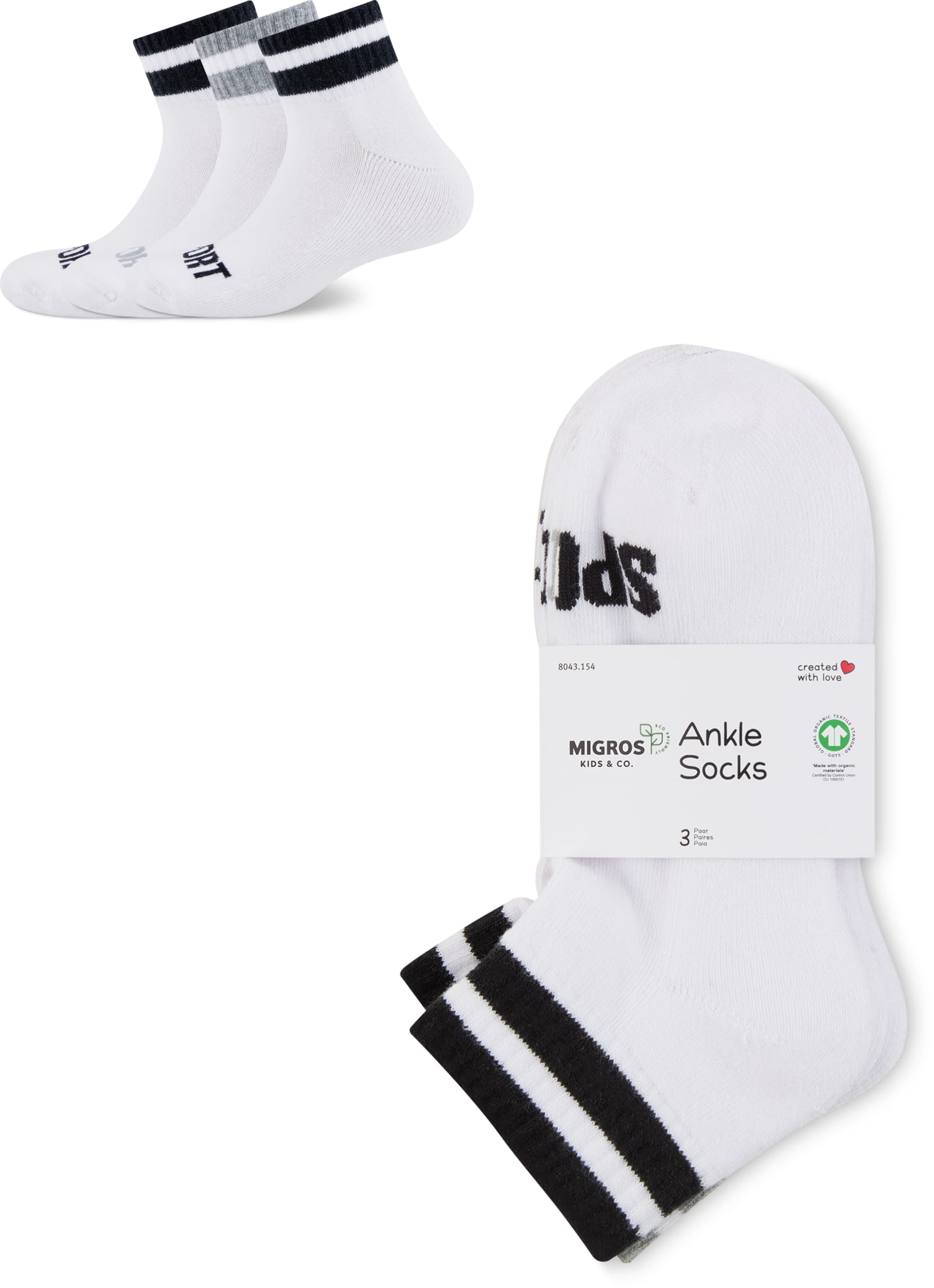 Kinder Sneakers 3 teilig
